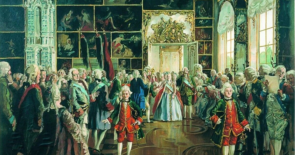 "Свадьба Екатерины II" Александр Романьяковский